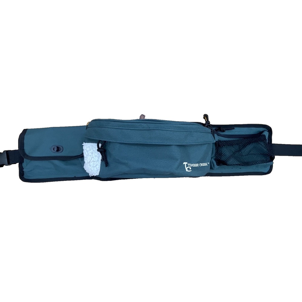 Timber‎ Creek Waist Pack Green Multi-Pocket Hiking Fishing Bag Supply Belt